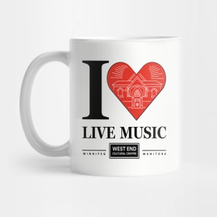 I Love Live Music Winnipeg Mug